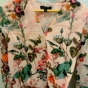 Beautiful BR printed wrap blouse